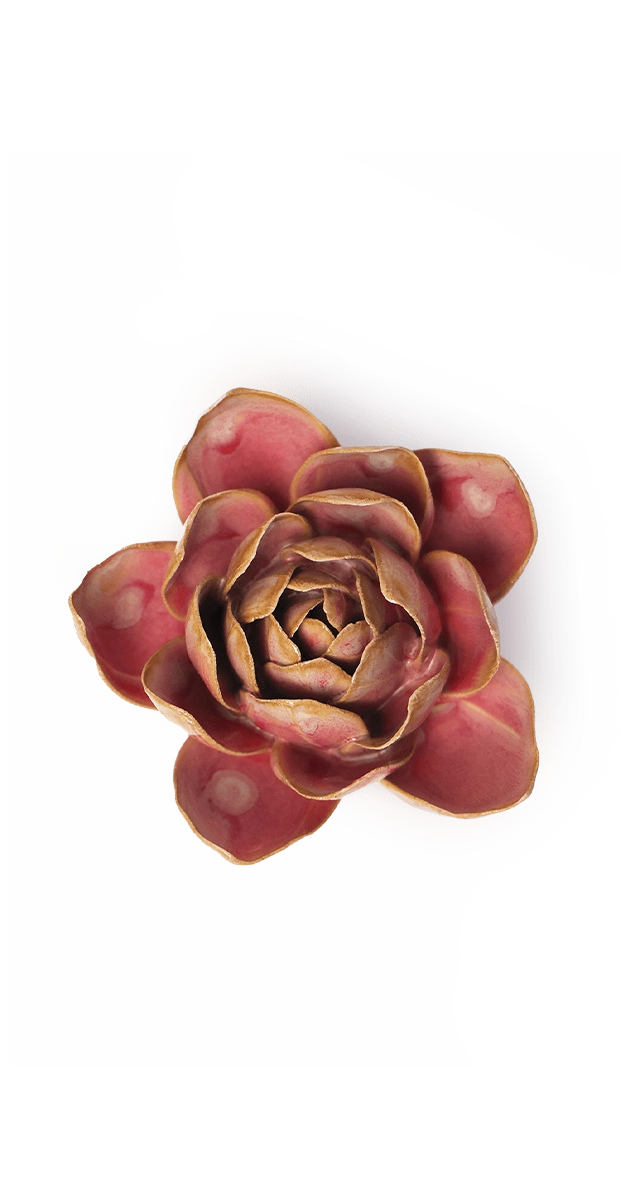 Rose Quartz Pink - Narcissus - handmade by Chive Studio Toronto