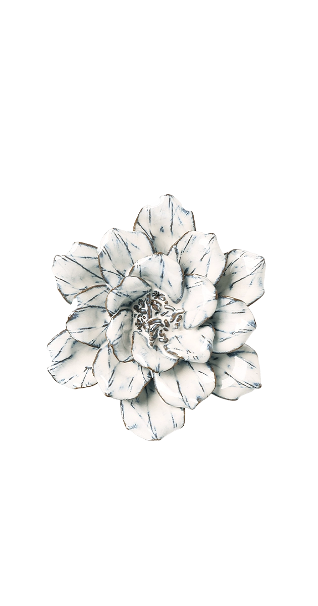 Blue White Cosmos - Coastal Collection - handmade by Chive Studio Toronto