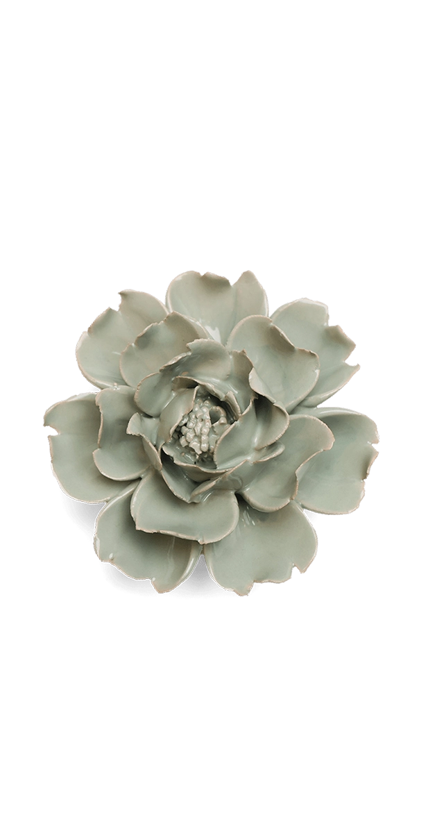 Pistachio Green - Rose - handmade by Chive Studio Toronto