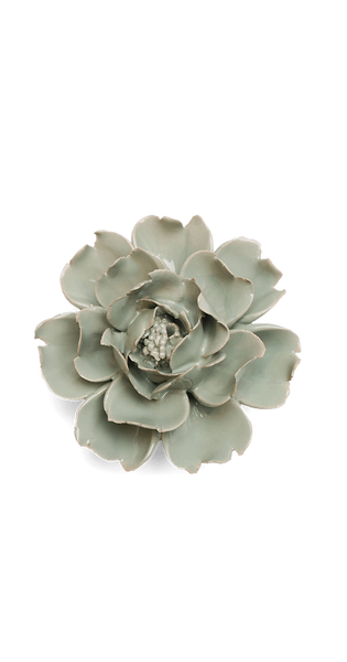 Pistachio Rose Ceramic Wall Flower | Chive