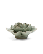 Pistachio Green Rose ceramic wall flower — English Garden collection — by Chive Studio