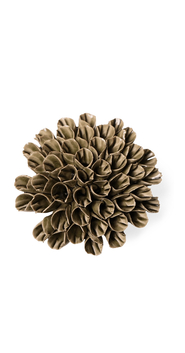 Green - Anemone - handmade by Chive Studio Toronto