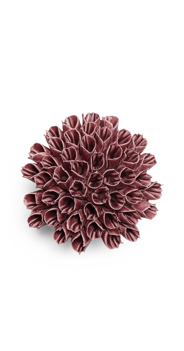 Purple - Flower - handmade by Chive Studio Toronto