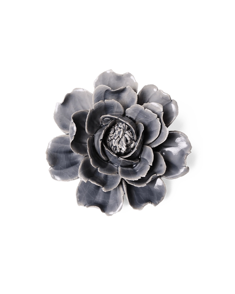 Rose Grey Ceramic Flower Wall Art | Chive
