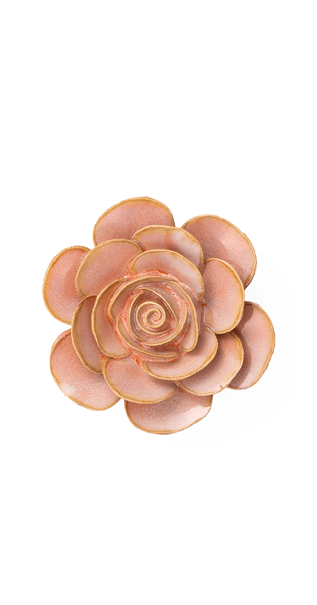 Peach Pink - Cloni Ranunculus - handmade by Chive Studio Toronto