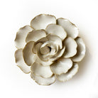 Ceramic Flowers With Keyhole For Hanging On Walls Ivory Collection - Chive Ceramics Studio - Ceramic Flowers - Chive US