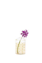 Gold Glass Bud Vase for Flowers - Elon - handmade by Chive Studio Toronto