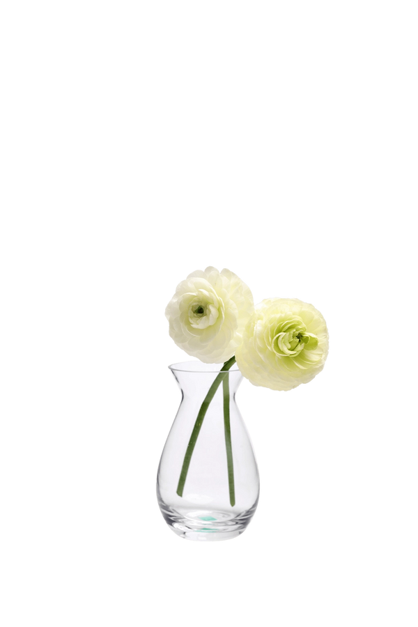 Clear Glass Bud Vase for Flowers - George - handmade by Chive Studio