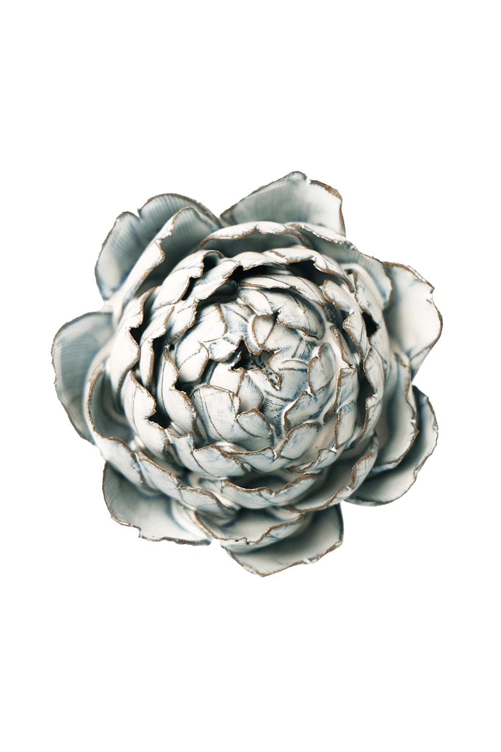 Blue White Queen Protea - Coastal Collection - handmade by Chive Studio Toronto