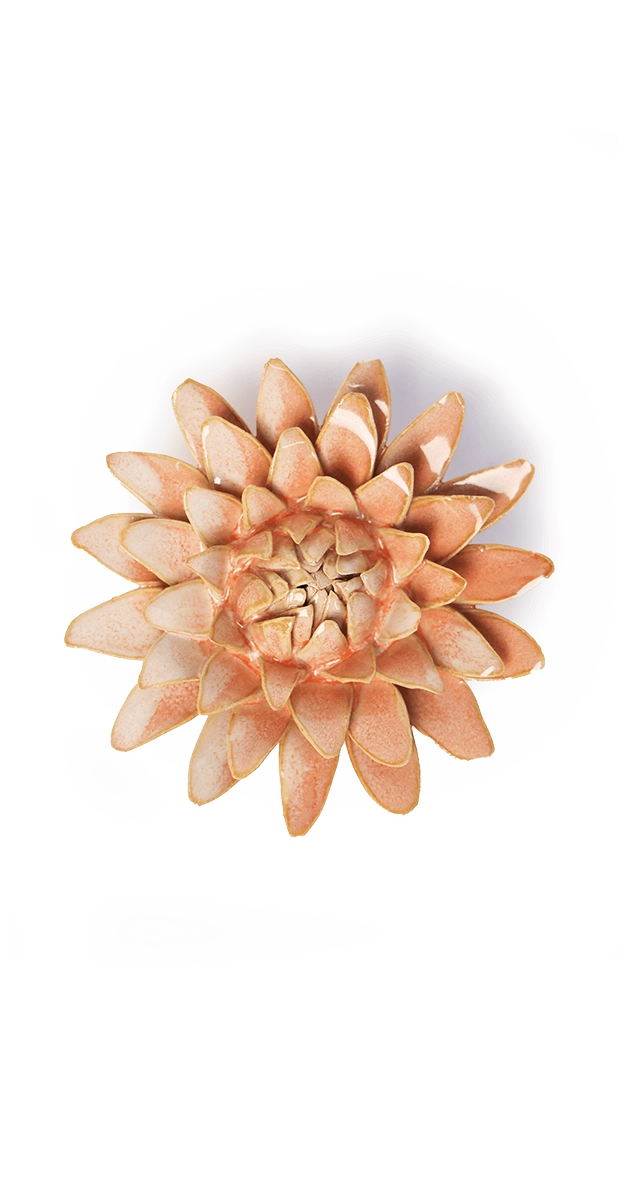 Peach Pink - Strawflower - handmade by Chive Studio Toronto