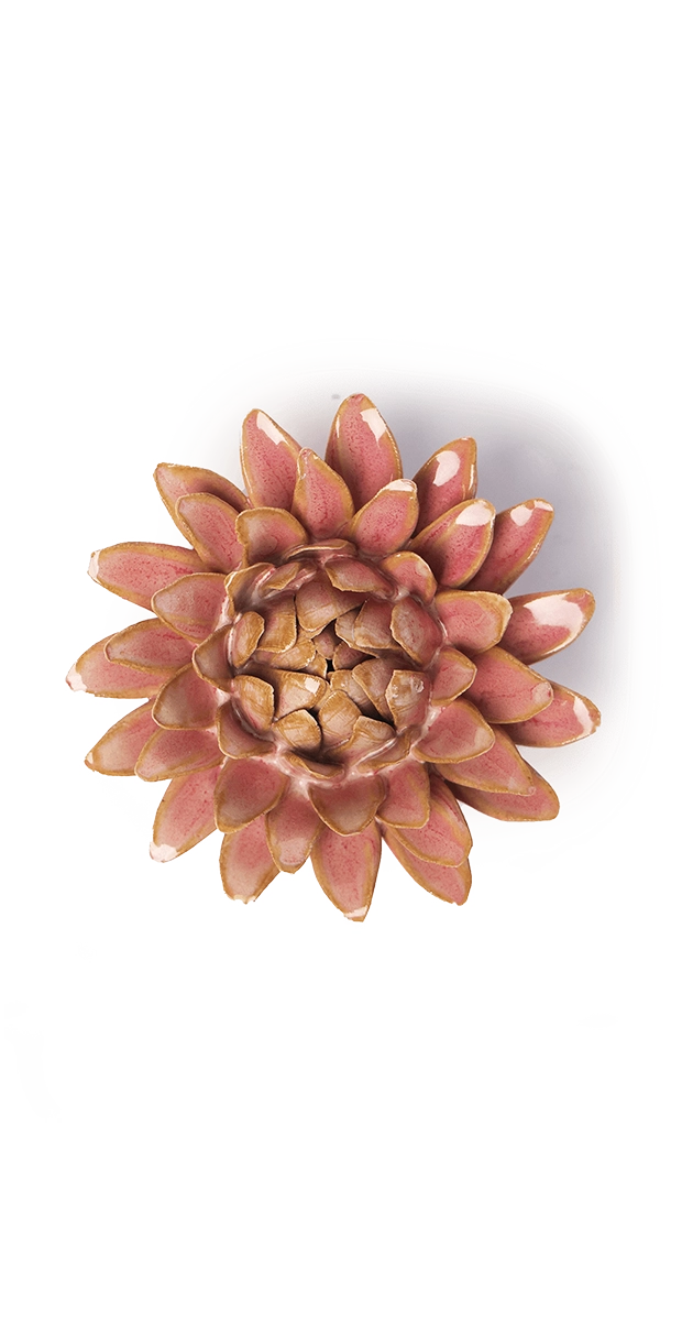 Rose Quartz Pink - Strawflower - handmade by Chive Studio Toronto