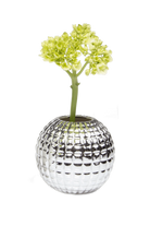 Silver Porcelain Flower Vase - Tac - handmade by Chive Studio Toronto