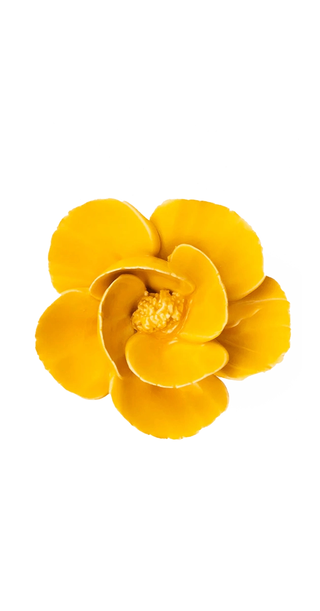 Burnt Yellow - Poppy - handmade by Chive Studio Toronto