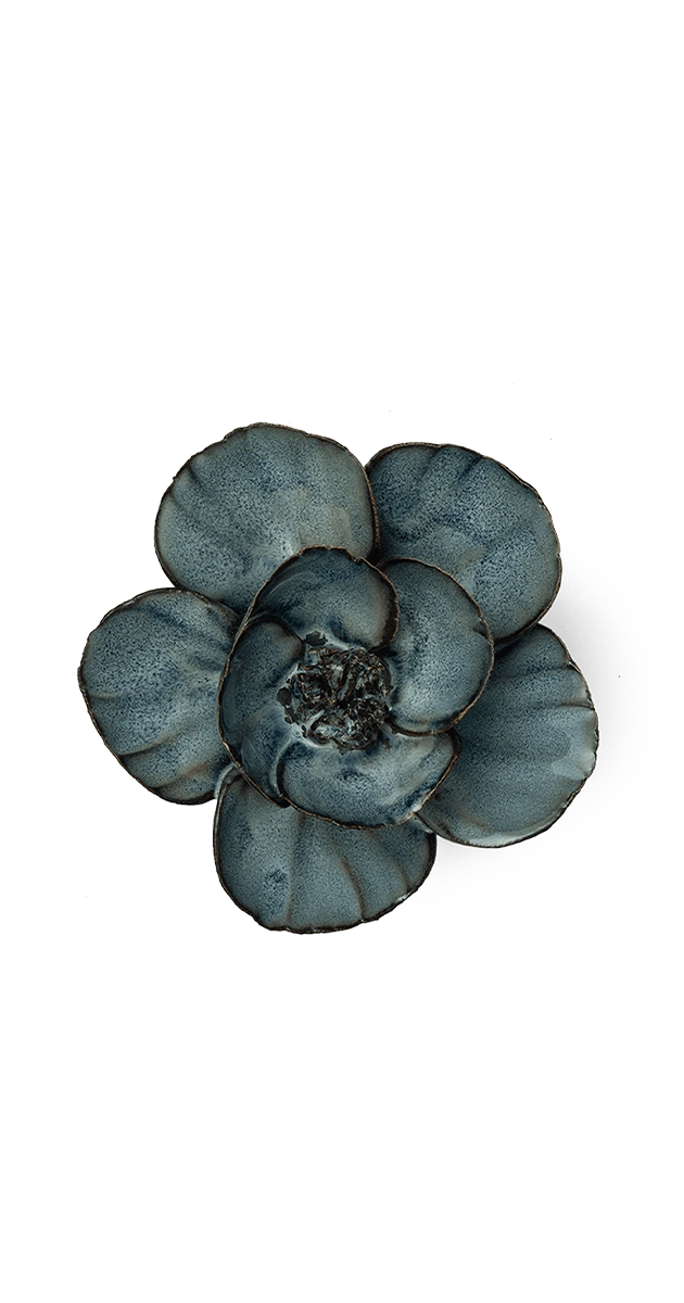 Navy - Poppy - handmade by Chive Studio Toronto