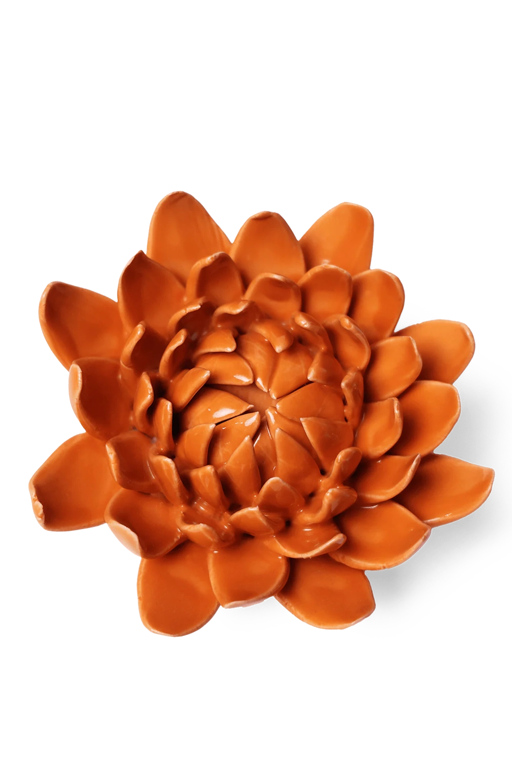 Orange Dahlia- Classic Collection - handmade by Chive Studio Toronto