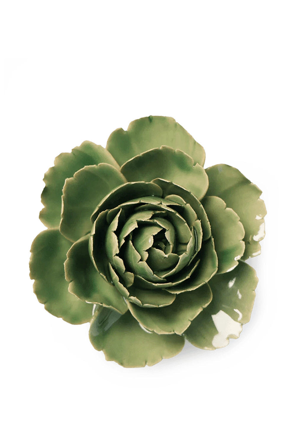 Jade Green English Rose - English Garden Collection - handmade by Chive Studio Toronto