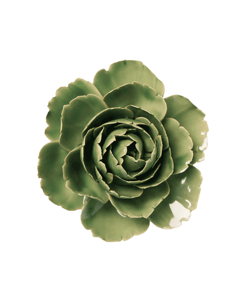 19th anniversary │ Jade Green English Rose │ Chive