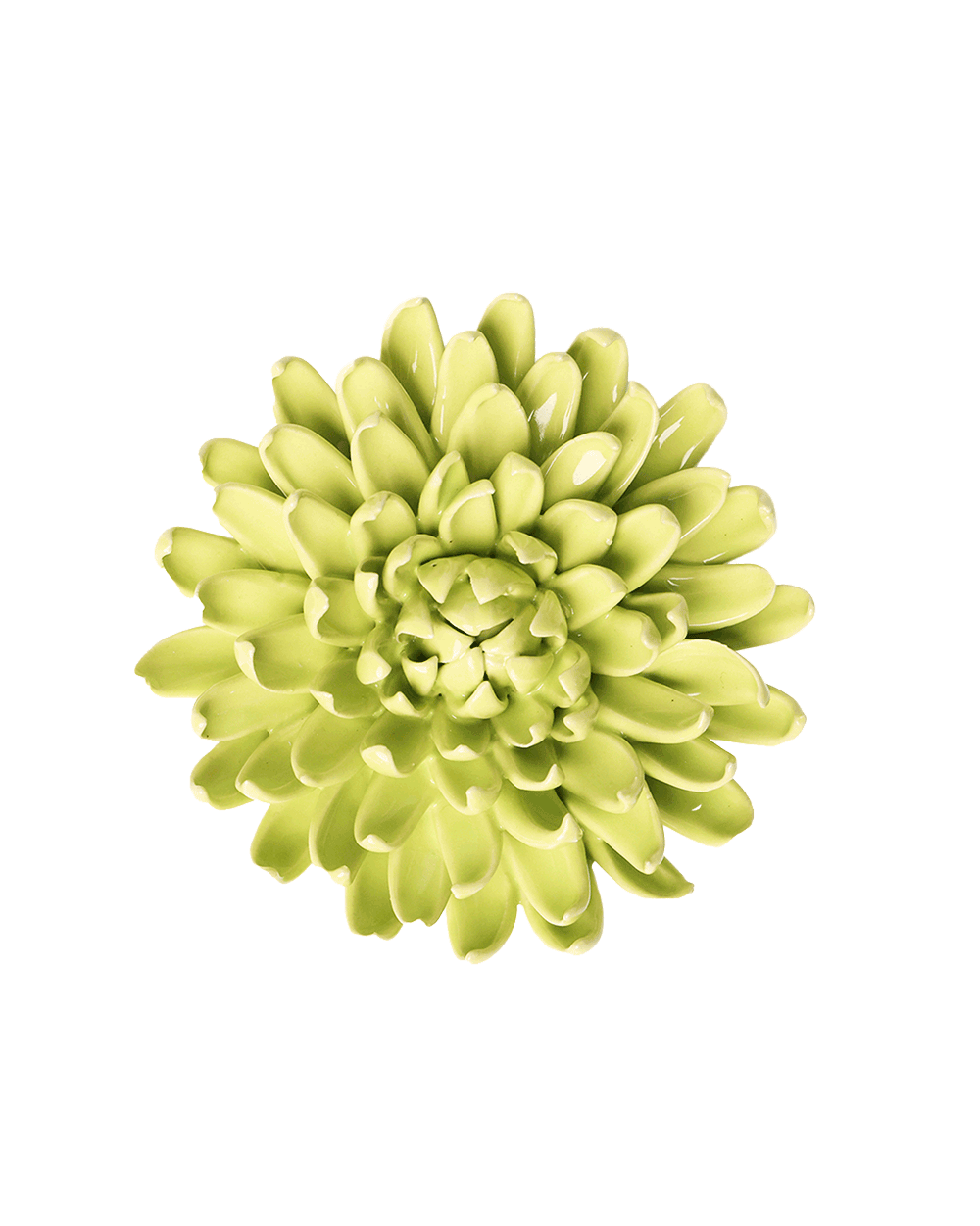 Yellow Green - Pompom Mum - handmade by Chive Studio Toronto