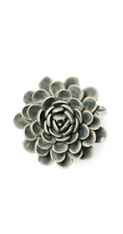 Pewter Blue - Zinderella Zinnia - handmade by Chive Studio Toronto