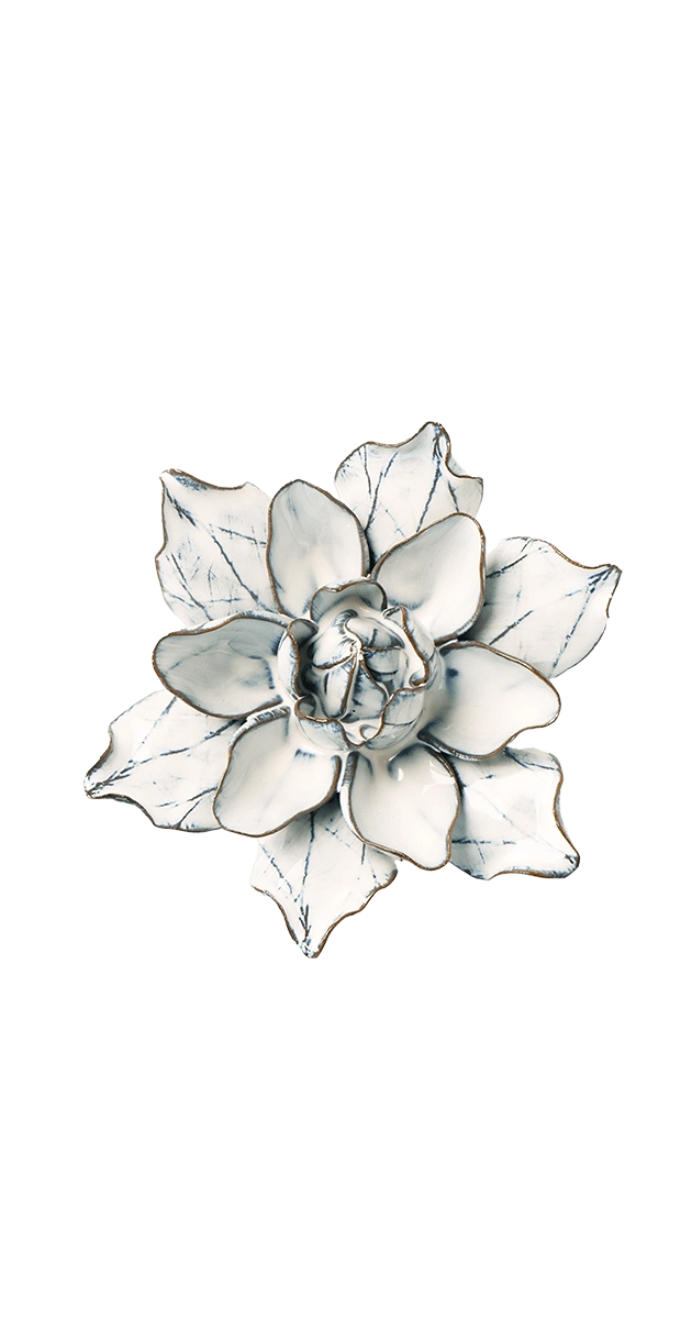 Blue White - Columbine - handmade by Chive Studio Toronto