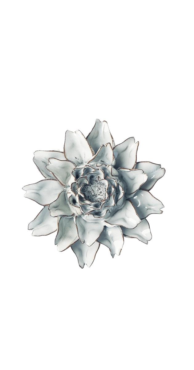 Blue White - King Protea - handmade by Chive Studio Toronto