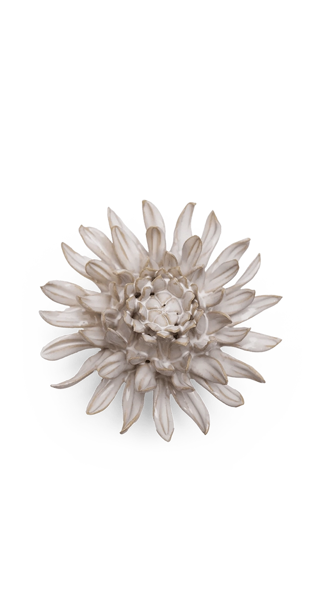 Ivory - Spider Mum - handmade by Chive Studio Toronto