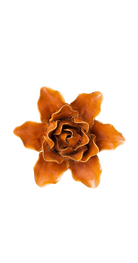 Burnt Orange - Stargazer Lily - handmade by Chive Studio Toronto