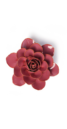 Blush Pink Begonia ceramic wall flower — France Collection — Chive Ceramics Studio