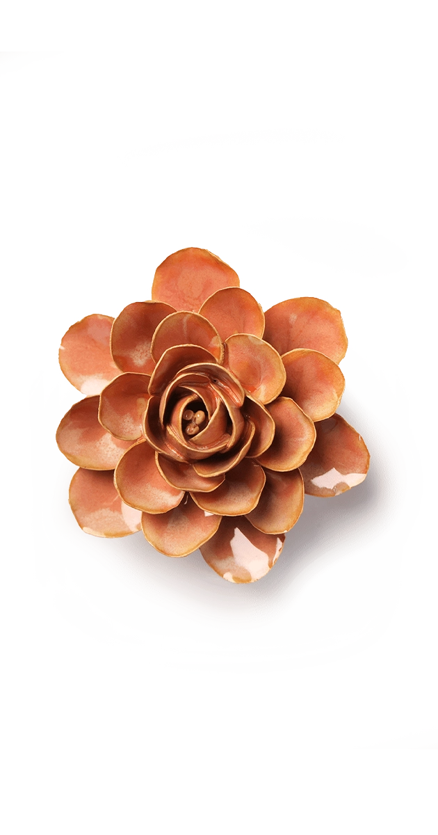 Peach Pink - Begonia - handmade by Chive Studio Toronto