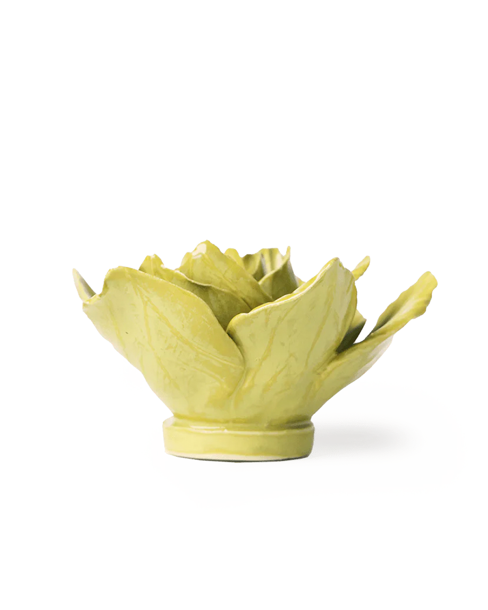 Chartreuse Gladiolus ceramic wall flower styled display — English Garden Collection