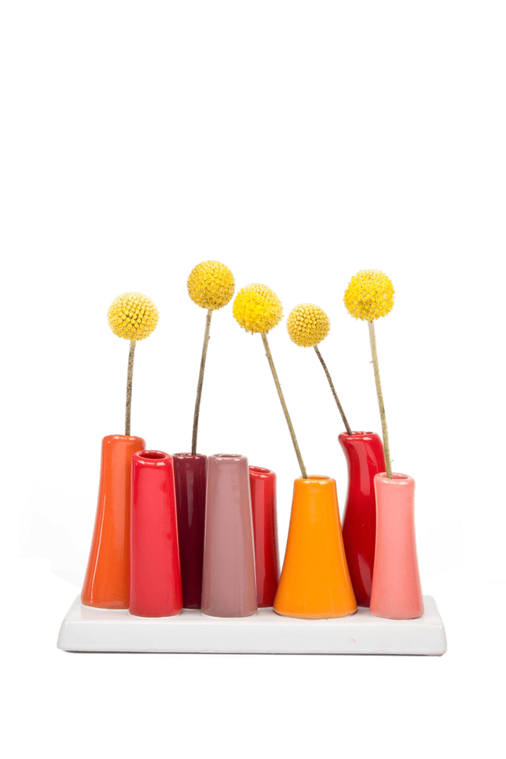Pumpkin Modern Bud Vase for Flowers - Pooley - handmade by Chive Studio Toronto