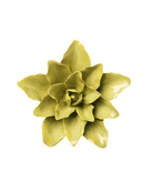 Chartreuse Tiger Lily ceramic wall flower — English Garden Collection — Chive Ceramics Studio