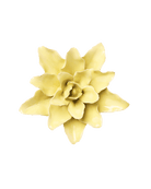 Lime Yellow Tiger Lily ceramic wall flower — English Garden Collection — Chive Ceramics Studio