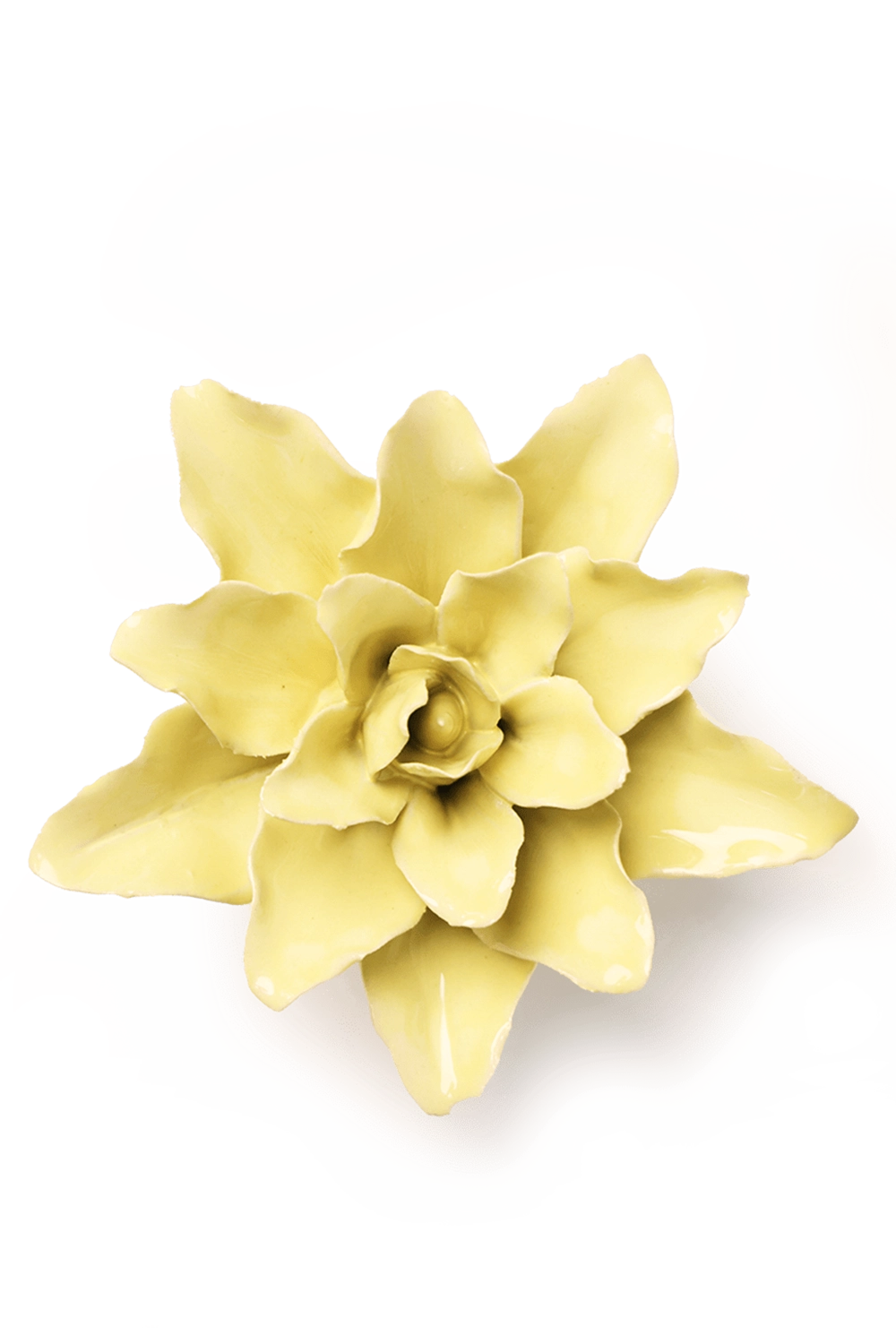 Lime Yellow Tiger Lily - English Garden Collection - handmade by Chive Studio Toronto