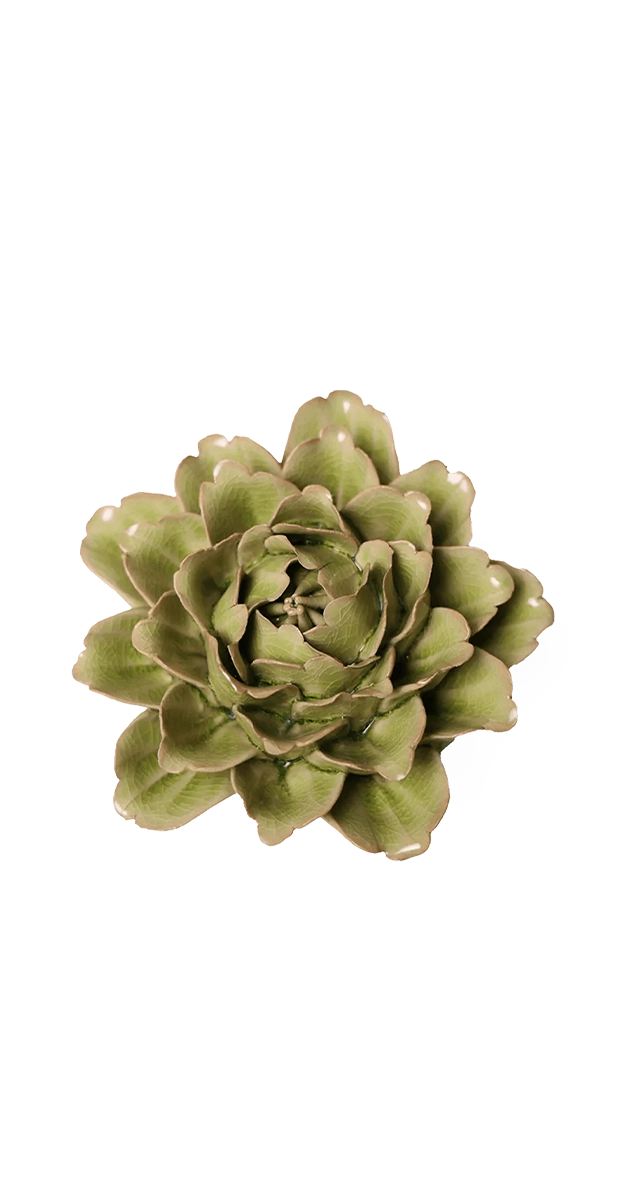 Peridot - Comanche Peony - handmade by Chive Studio Toronto