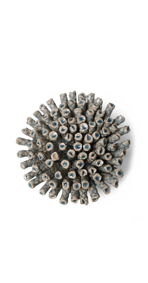 Blue - Flower Large - handmade by Chive Studio Toronto