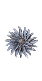 Blue Grey - Gerbera Daisy - handmade by Chive Studio Toronto