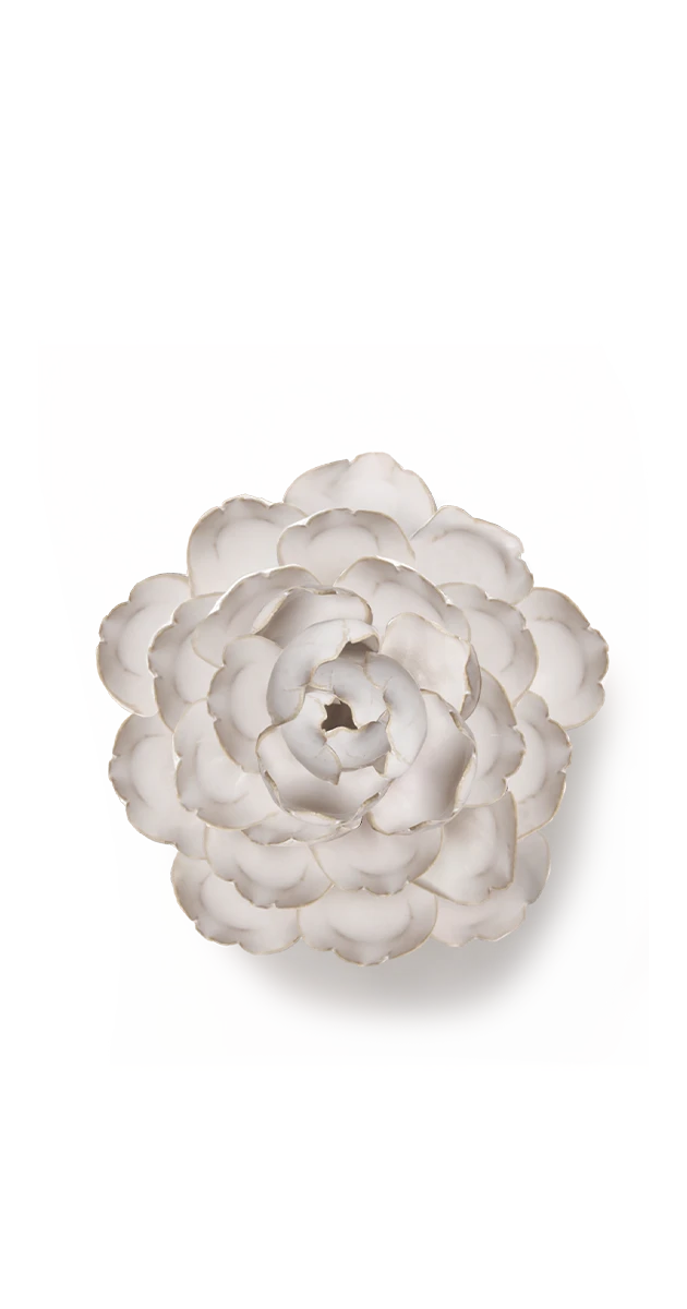 Ivory - Keiko Peony - handmade by Chive Studio Toronto