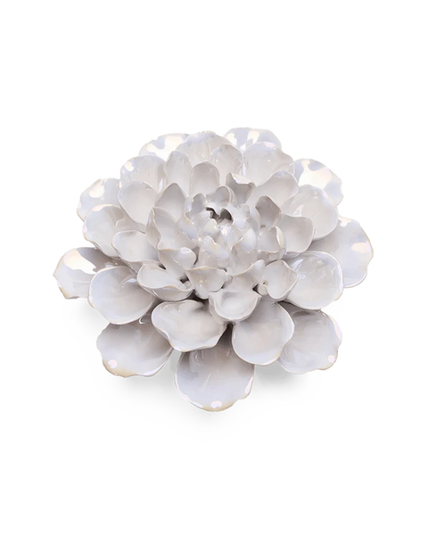 Pearlescent Large Flower Ceramic Art | Chive