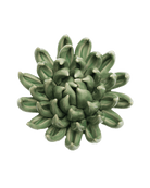 Jade Green Succulent ceramic wall flower — English Garden Collection — Chive Ceramics Studio