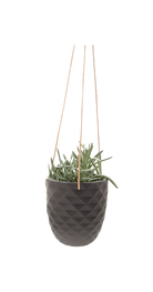 Porcelain Modern Hanging Planter - Thimble - handmade by Chive Studio Toronto