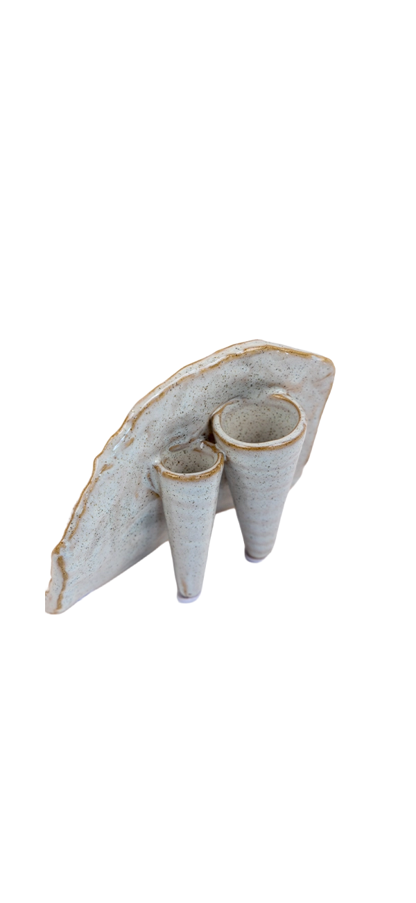 White - Lotus - handmade by Chive Studio Toronto