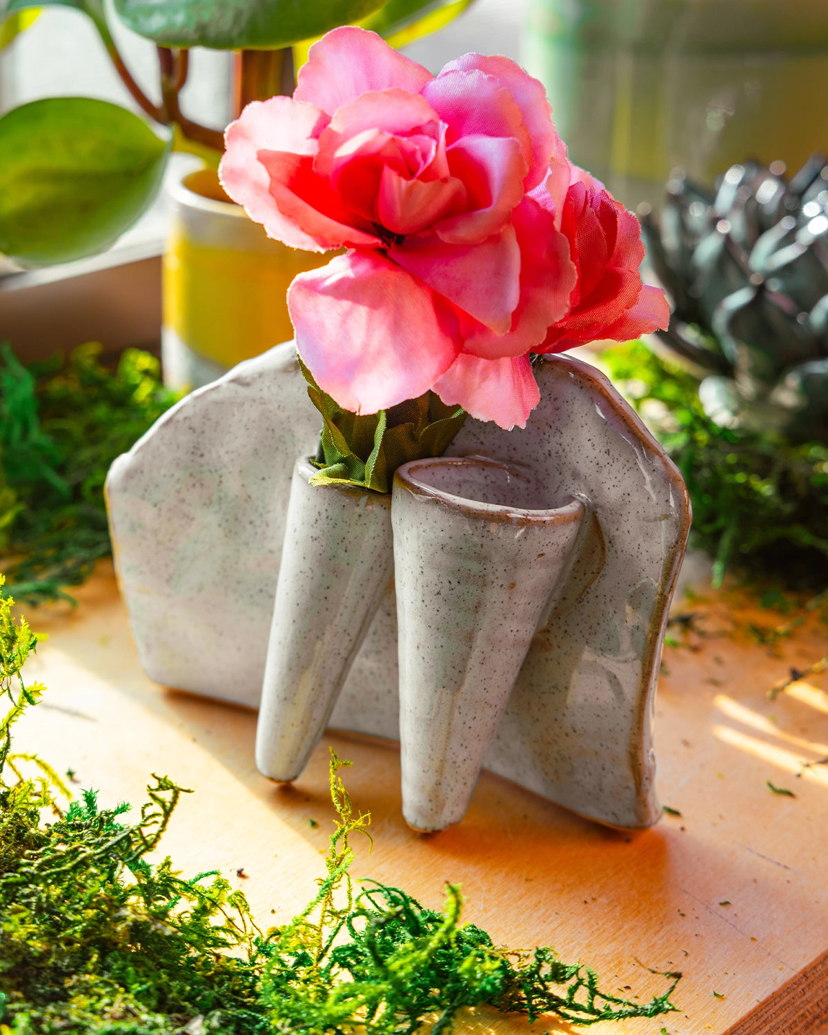 White - Lotus - handmade by Chive Studio Toronto