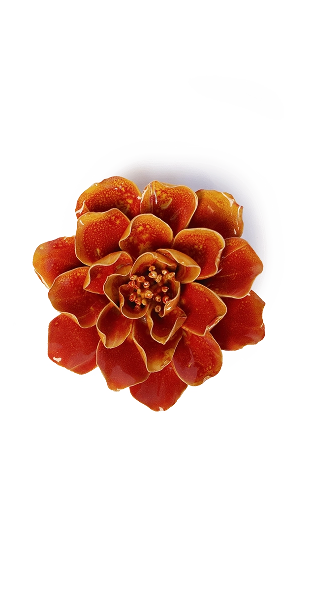 Orange Yellow - Coreopsis - handmade by Chive Studio Toronto