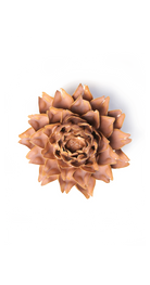 Rose Pink King Protea ceramic wall flower, full bloom view, Chive Ceramics Studio