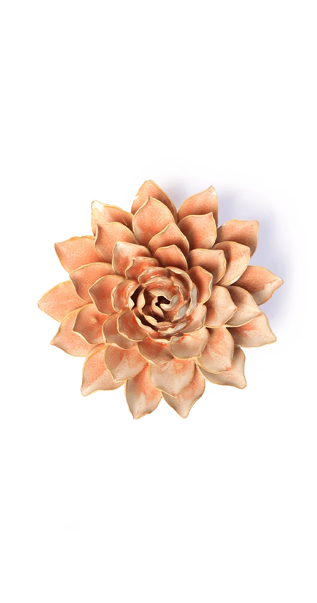 Peach Pink - Madonna Azalea - handmade by Chive Studio Toronto