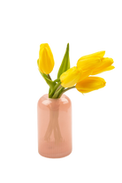 Glass Modern Flower Vase - Bubblegum - handmade by Chive Studio Toronto