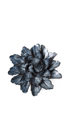 Navy Sorbet - Peony - handmade by Chive Studio Toronto