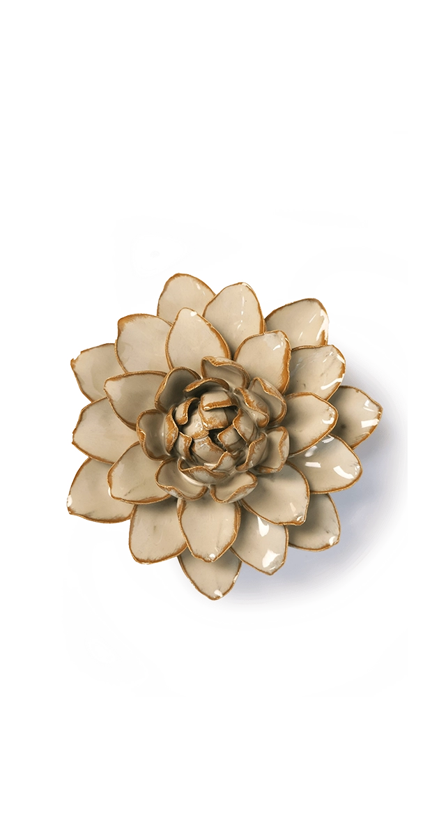 Oatmeal Starbrite - Water Lily - handmade by Chive Studio Toronto