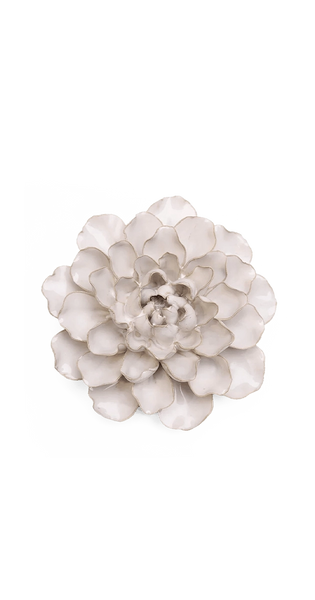 watch white lily Ivory Water Lily Ceramic Wall Flower